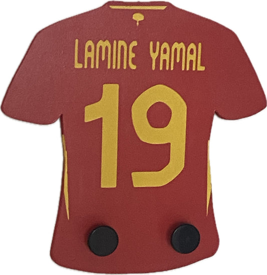 PORTE-MANTEAU / DÉCORATION FOOT LAMINE YAMAL ESPAGNE EURO 24