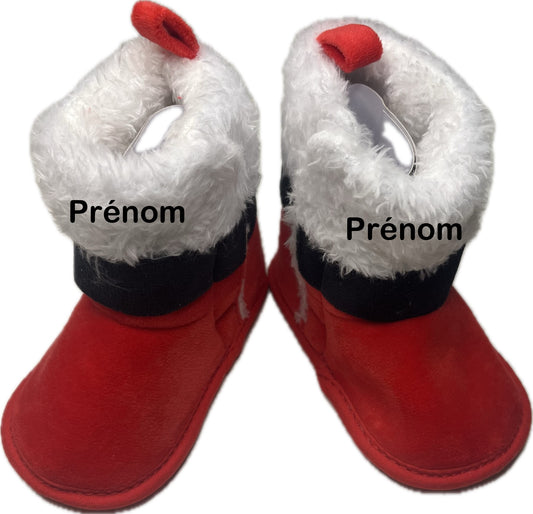 CHAUSSON / BOTTE PERE NOEL POUR BEBE